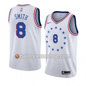 Camiseta Hombre NBA Philadelphia 76ers Zhaire Smith 8 2018-19 Nike Blanco Swingman
